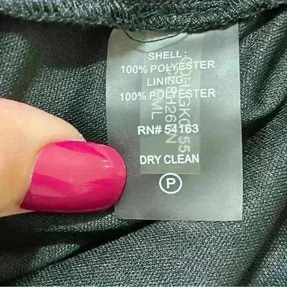 Calvin Klein Ruffle Bell Sleeve Floral Print Front Tie Dress Women Size 4 Spring - Picture 11 of 12